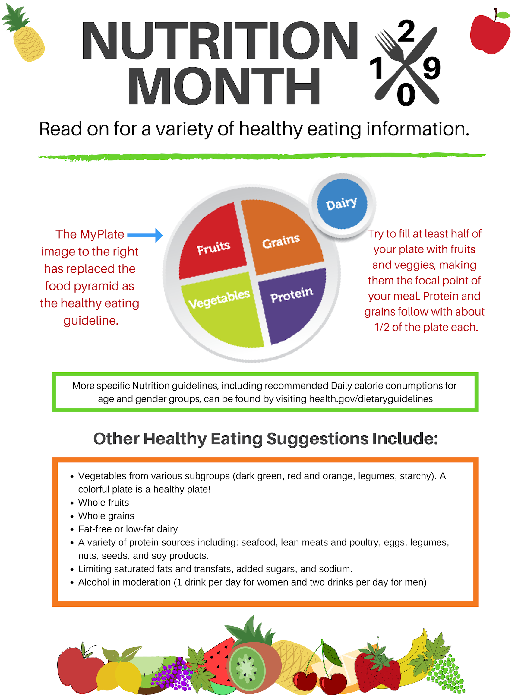 NUTRITION MONTH! Bird Physical Therapy